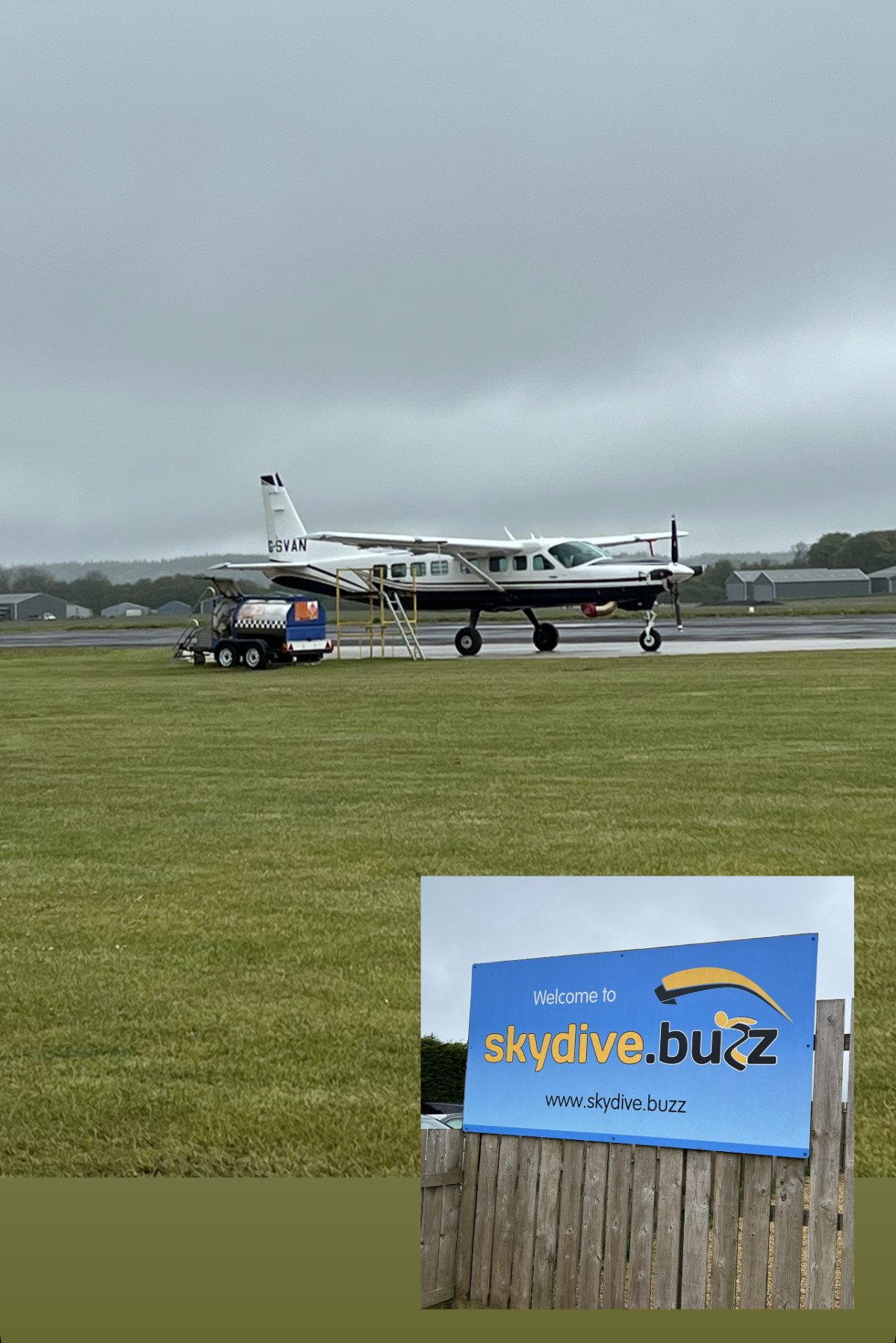 Brave Budleigh Barber Natalie & Josh Skydive for Charlie
